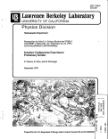 Cover page: Interface Configuration Experiment: Preliminary Results