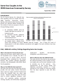 Cover page: FAQ: Same-Sex Couples in the 2008 American Community Survey