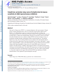 Cover page: Smad4 loss promotes lung cancer formation but increases sensitivity to DNA topoisomerase inhibitors.