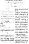 Cover page: Deriving a conclusion from relational premises