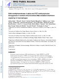 Cover page: DNA methyltransferase 3 alpha and TET methylcytosine dioxygenase 2 restrain mitochondrial DNA-mediated interferon signaling in macrophages