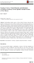Cover page: Grazing to Gravy: Faunal Remains and Indications of Genízaro Foodways on the Spanish Colonial Frontier of New Mexico
