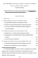 Cover page: How #FreeBritney Exposes the Need to Disable the Model Rules of Professional Conduct