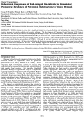 Cover page: Behavioral Responses of Red-winged Blackbirds to Simulated Predators: Evidence of Potential Habituation to Video Stimuli