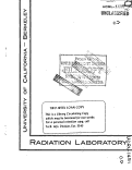 Cover page: ORBITS IN A PROPOSED SPHERICAL ELECTROSTATIC SPECTROMETER