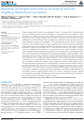Cover page: Applying Convergent Immunity to Innovative Vaccines Targeting Staphylococcus aureus