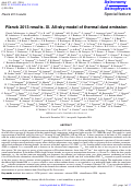 Cover page: Planck 2013 results. XI. All-sky model of thermal dust emission