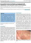 Cover page: Successful treatment of bullous pemphigoid with dupilumab: a case and brief review of the literature