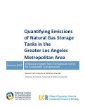 Cover page: Quantifying Emissions of Natural Gas Storage Tanks in the Greater Los Angeles Metropolitan Area