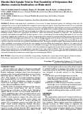 Cover page: Placebo Bait Uptake Trial to Test Feasibility of Polynesian Rat (Rattus exulans) Eradication on Wake Atoll