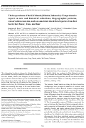 Cover page: The herpetofauna of the kei islands (Maluku, indonesia): Comprehensive report on new and historical collections, biogeographic patterns, conservation concerns, and an annotated checklist of species from kei kecil, kei besar, Tam, and Kur