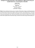 Cover page: Analogical reasoning performance and organization is influenced by the type of
semantic distractors: an investigation with adults