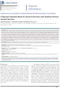 Cover page: A Bayesian Integrative Model for Genetical Genomics with Spatially Informed Variable Selection