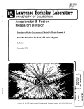 Cover page: Transfer Functions for the ALS Lattice Magnets