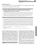 Cover page: ATM variants 7271T&gt;G and IVS10-6T&gt;G among women with unilateral and bilateral breast cancer