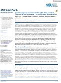 Cover page: Joint Geophysical and Numerical Insights of the Coupled Thermal‐Hydro‐Mechanical Processes During Heating in Salt