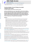 Cover page: Preclinical Models of Cancer Therapy-Associated Cardiovascular Toxicity: A Scientific Statement From the American Heart Association.