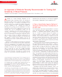 Cover page: An Appraisal of Methods Recently Recommended for Testing Salt Sensitivity of Blood Pressure