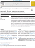 Cover page: Do perceived contraception attitudes influence abortion stigma? Evidence from Luanda, Angola.