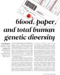 Cover page: Blood, Paper, and Total Human Genetic Diversity