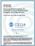 Cover page: Reducing Misinformation in a Polarized Context: Experimental Evidence from Côte d’Ivoire