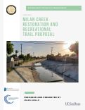 Cover page of Milan Creek Restoration and Recreational Trail Proposal