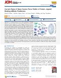 Cover page: Current State of Open Source Force Fields in Protein-Ligand Binding Affinity Predictions.