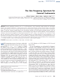 Cover page: The Site Frequency Spectrum for General Coalescents