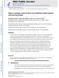 Cover page: Stress in groups: Lessons from non-traditional rodent species and housing models