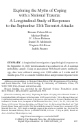 Cover page: Exploring the Myths of Coping with a National Trauma