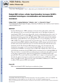 Cover page: Mutant IDH1-Driven Cellular Transformation Increases RAD51-Mediated Homologous Recombination and Temozolomide Resistance