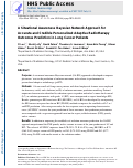 Cover page: A situational awareness Bayesian network approach for accurate and credible personalized adaptive radiotherapy outcomes prediction in lung cancer patients