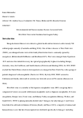 Cover page of Environmental and Socioeconomic Factors Associated with West Nile Virus in the Northern San Joaquin Valley