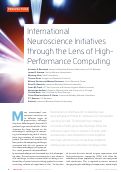 Cover page: International Neuroscience Initiatives Through the Lens of High-Performance Computing
