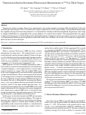 Cover page: Transmission Nuclear Resonance Fluorescence Measurements of 238U in Thick Targets