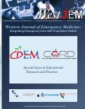 Cover page: WestJEM Full-Text Issue