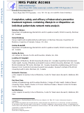 Cover page: Completion, safety, and efficacy of tuberculosis preventive treatment regimens containing rifampicin or rifapentine: an individual patient data network meta-analysis.