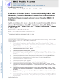 Cover page: Predictors of skeletal‐related events and mortality in men with metastatic, castration‐resistant prostate cancer: Results from the Shared Equal Access Regional Cancer Hospital (SEARCH) database