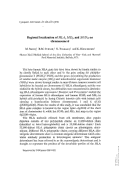 Cover page: Regional localization of HLA, MEs, and SODM on chromosome 6