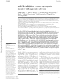 Cover page: mTOR inhibition rescues osteopenia in mice with systemic sclerosis