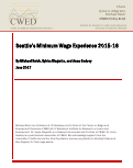 Cover page: Seattle’s Minimum Wage Experience 2015-16