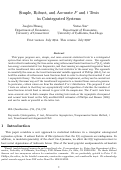 Cover page: Simple, Robust, and Accurate F and t Tests in Cointegrated Systems