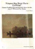 Cover page: Liquor Has Been Their Undoing: Liquor Trafficking and Alcohol Abuse in the Lower Missouri Fur Trade