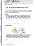 Cover page: A Highly Sensitive Enzymatic Catalysis System for Trace Detection of Arsenic in Water