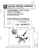 Cover page: Neutron Dose Equivalents at the Advanced Light Source: Calculation Using the MORSE Code vs. Estimated Values