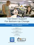 Cover page of Top-Down Support for Bottom-Up Change: Pomona Unified School District