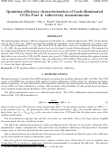 Cover page: Quantum efficiency characterization of back-illuminated CCDs Part 2: reflectivity 
measurements