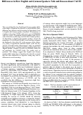 Cover page: Differences in How English and German Speakers Talk and Reason about CAUSE