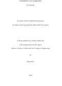 Cover page: Stochastic Model of Qudit Measurement for Superconducting Quantum Information Processing