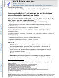 Cover page: Neuroimaging-Derived Predicted Brain Age and Alcohol Use Among Community-Dwelling Older Adults